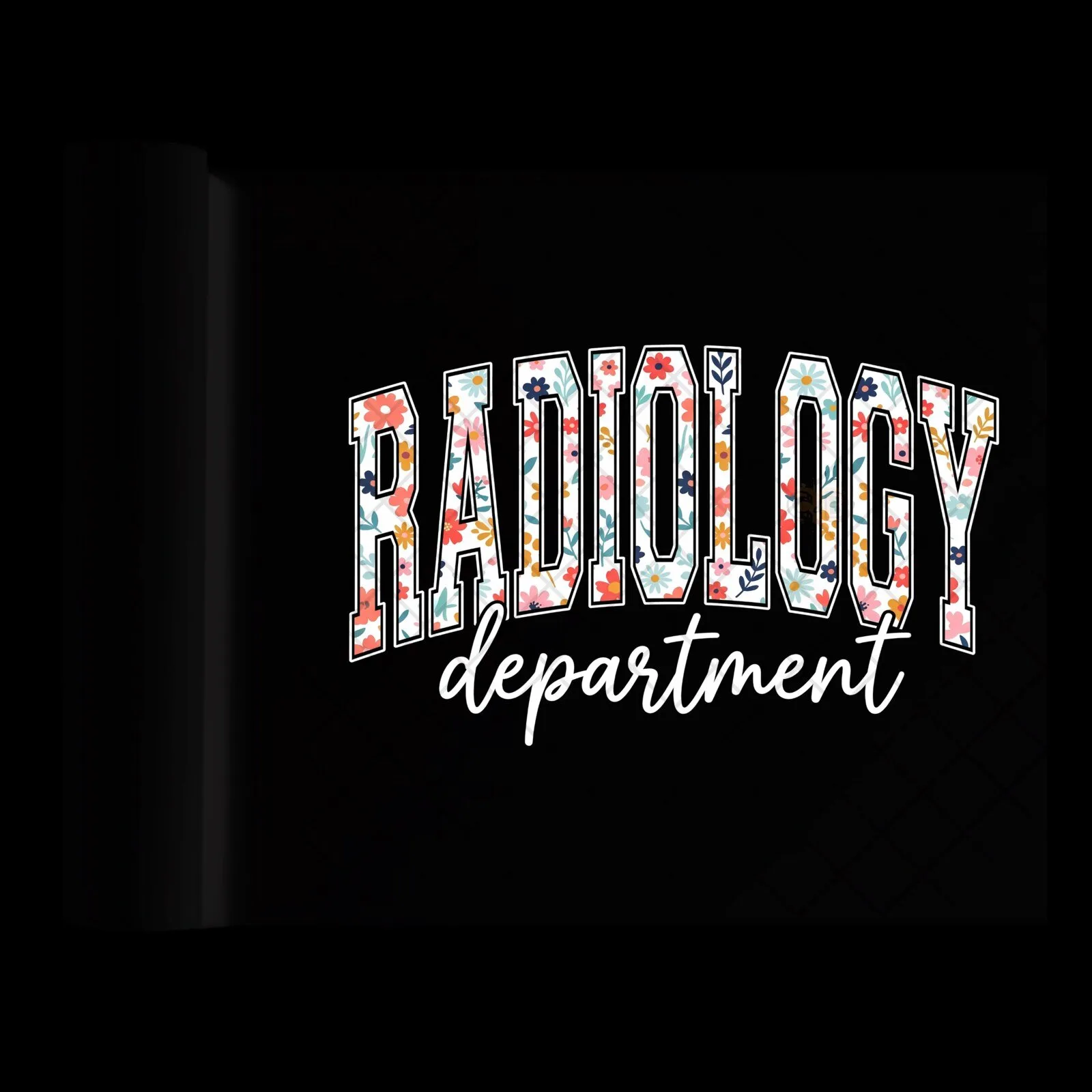 Floral Radiology Department Medical Professional Doctor Nurse Gift Yoga Mat